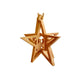 Olive Wood 3D Nativity Bethlehem Star Christmas Ornament