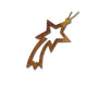Olive Wood Bethlehem Shooting Star Christmas Ornament