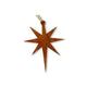 Olive Wood Bethlehem Star Christmas Ornament