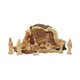Olive Wood Nativity Cave From Bethlehem 5.3"