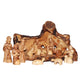 Unique Olive Wood Modern Nativity Set 6.3"