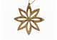 Hand Carved Snow Flake Olive Wood Christmas Ornament From Bethlehem, The Holy Land