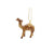 3D Olive Wood Camel Ornament