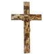 Large Olive Wood Cross Handmade in Bethlehem 29" H