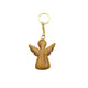 Olive Wood Angel Keychain